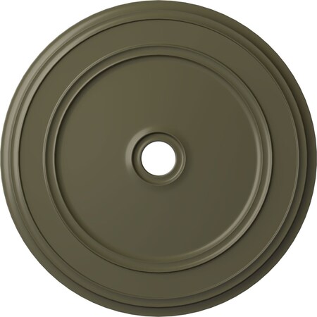 Ekena Millwork Classic Ceiling Medallion (Fits Canopies up to 5 1/2"), 41 1/8"OD x 4"ID x 2 1/8"P, Painted Turtle CM41CLPTF
